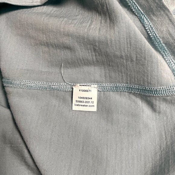 Icebreaker Merino 200 Oasis T Shirt Light Blue Short Sleeve Size Large L Men's - Picture 5 of 5